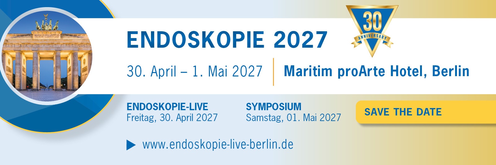 Endoskopie-Live 2026 Berlin – 8. - 9. Mai 2026 live in Berlin ©COCS GmbH